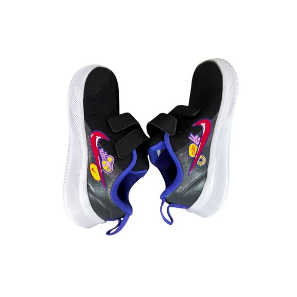 Nike Star Runner 3 SE (TDV) Kids Shoes Black/Very Berry-Lapis Size 10C - Picture 8 of 10